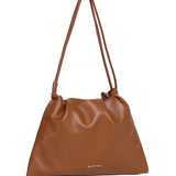 Ailee Drawstring Bucket Bag (Brown)