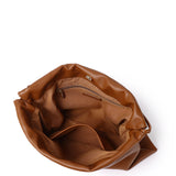 Ailee Drawstring Bucket Bag (Brown)