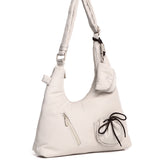 Mova Comfy Nylon Multi-Way Crossbody Bag (Beige)