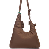 Mova Comfy Nylon Multi-Way Crossbody Bag (Coffee)