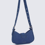 Miriam.J Belted Shoulder Bag (Midnight Blue)