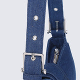 Miriam.J Belted Shoulder Bag (Midnight Blue)