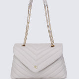 Miley Shoulder Chain Bag (Cornsilk)