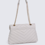 Miley Shoulder Chain Bag (Cornsilk)