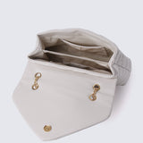 Miley Shoulder Chain Bag (Cornsilk)