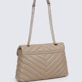 Miley Shoulder Chain Bag (Tan)