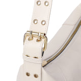 Ninny Belted Shoulder Bag (Beige)