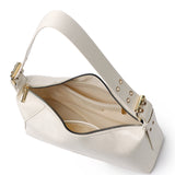 Ninny Belted Shoulder Bag (Beige)