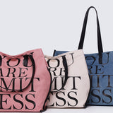 [WAO Charity] You Are Limitless Tote Bag (Beige)