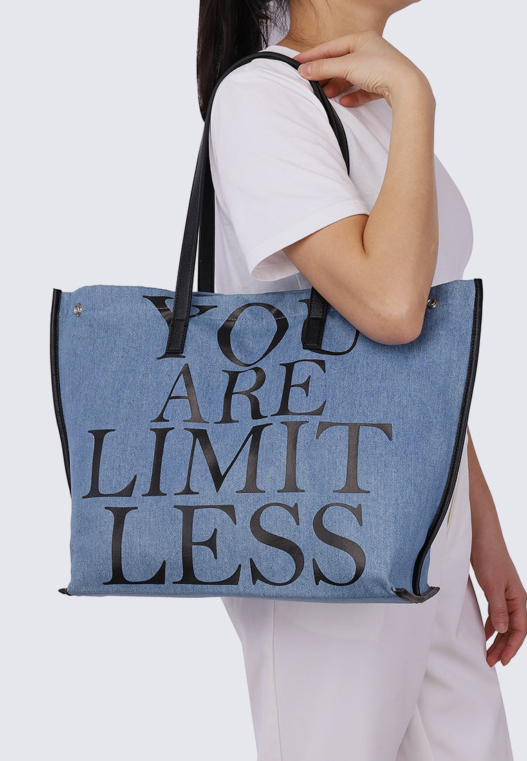 [WAO Charity] You Are Limitless Tote Bag (Sky Blue)