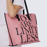 [WAO Charity] You Are Limitless Tote Bag (Pink)