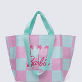 Barbie Be Like A Barbie  Tote Bag 2 in 1 Set (Turquoise / Pink)