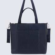 Mila Multi-compartment Tote Bag (Black)