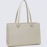 Cody Multi-compartment Tote Bag (Beige)