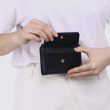 Candy Pop Top Zip Mini Wallet (Black)