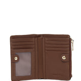 Candy Pop Top Zip Mini Wallet Wallet (Coffee)