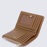 Candy Pop Top Zip Mini Wallet (Brown)