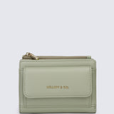 Candy Pop Top Zip Mini Wallet (Light Green)