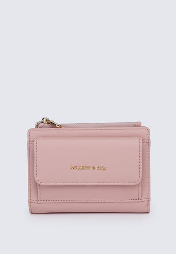 Candy Pop Top Zip Mini Wallet (Pink)