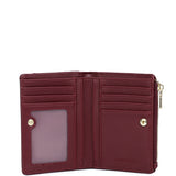 Candy Pop Top Zip Mini Wallet Wallet (Maroon)