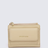 Candy Pop Top Zip Mini Wallet (Light Yellow)