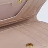 Candy Delight Zip Around Small Wallet  (Light Coral)