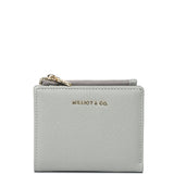 Chic Me Top Zip Mini Wallet (Smoke)