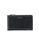 Heya Top-Zip Short Wallet (Black)