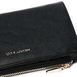 Heya Top-Zip Short Wallet (Black)