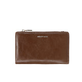 Heya Top-Zip Short Wallet (Brown)