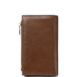 Heya Top-Zip Short Wallet (Brown)