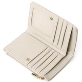 Heya Top-Zip Short Wallet (Beige)