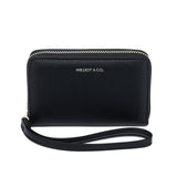 Viviz Zip Around Short Wallet (Black)