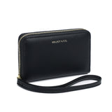 Viviz Zip Around Short Wallet (Black)