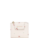 Cherie Knot Top Zip Short Wallet (Cornsilk)