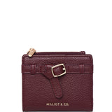 Grace Bifold Short Wallet (Maroon)