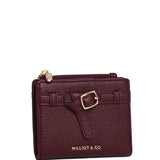Grace Bifold Short Wallet (Maroon)