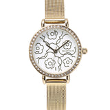 Suane Gold  Mesh  Watch (Gold)