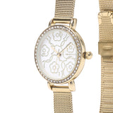 Suane Gold  Mesh  Watch (Gold)