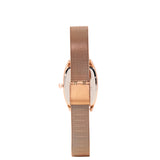 Amanda Stainless Steel Mesh Strap Watch  (Rose Gold)