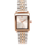 Sima Rose Gold Stainless Steel Analog Watch (Silver)