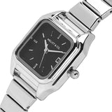 Kaytie Silver Stainless Steel Analog Watches (Silver)