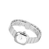 Riley Silver Stainless Steel Analog Watch (Silver)