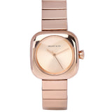 Riley Rose Gold Stainless Steel Analog Watch (Salmon)