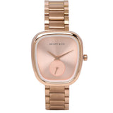 Nova Rose Gold Mesh Analog Watch (Salmon)