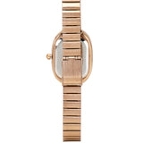 Noelle Rose Gold Stainless Steel Analog Watch (White)