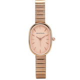 Noelle Rose Gold Stainless Steel Analog Watch (Salmon)