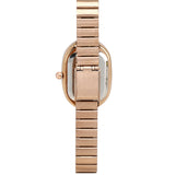 Noelle Rose Gold Stainless Steel Analog Watch (Salmon)