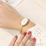 Noelle Gold Stainless Steel Analog Watch (Gold)