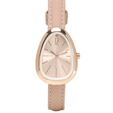 Felis Rose Gold Leather Analog Watches (Nude)